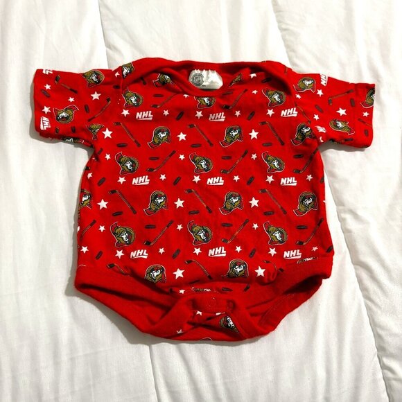 Ottawa Senators NHL Hockey Baby body suit Size 3m - Picture 1 of 7